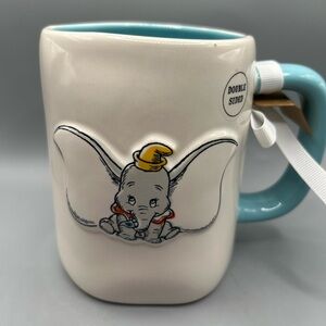 Rae Dunn Disney Dumbo DON’T JUST FLY, SOAR Double Sided Mug Elephant NEW